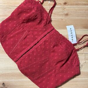 PacSun Scarlet Lace Bralette